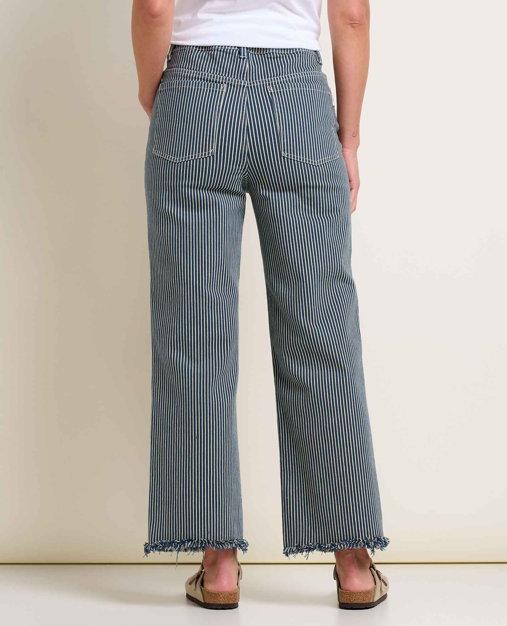 Cutoff Denim Short - Midnight Stripe