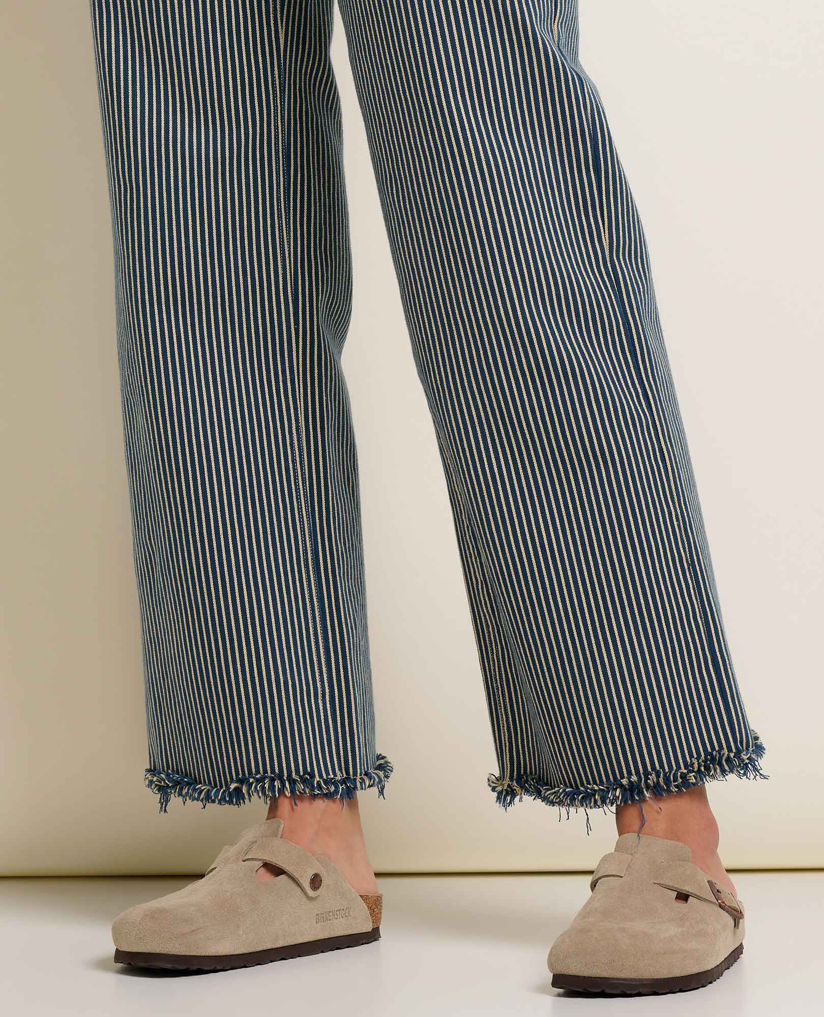 Cutoff Denim Short - Midnight Stripe