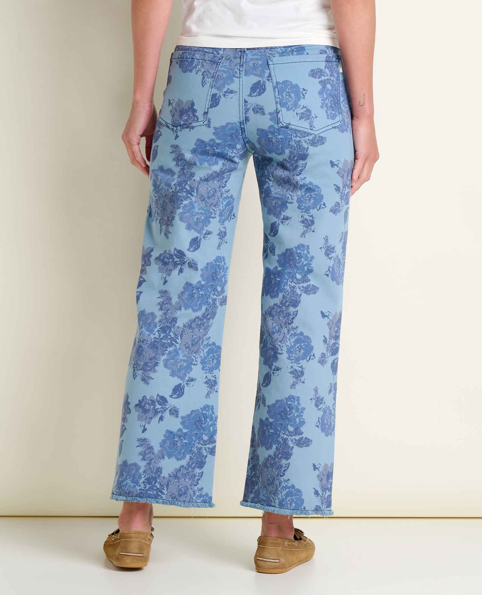 Cutoff Denim Short - Weathered Blue Print