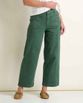 High Rise Wide Leg Pant - Cilantro