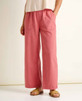 Hemp Wide Leg Pant - Dusty Cedar