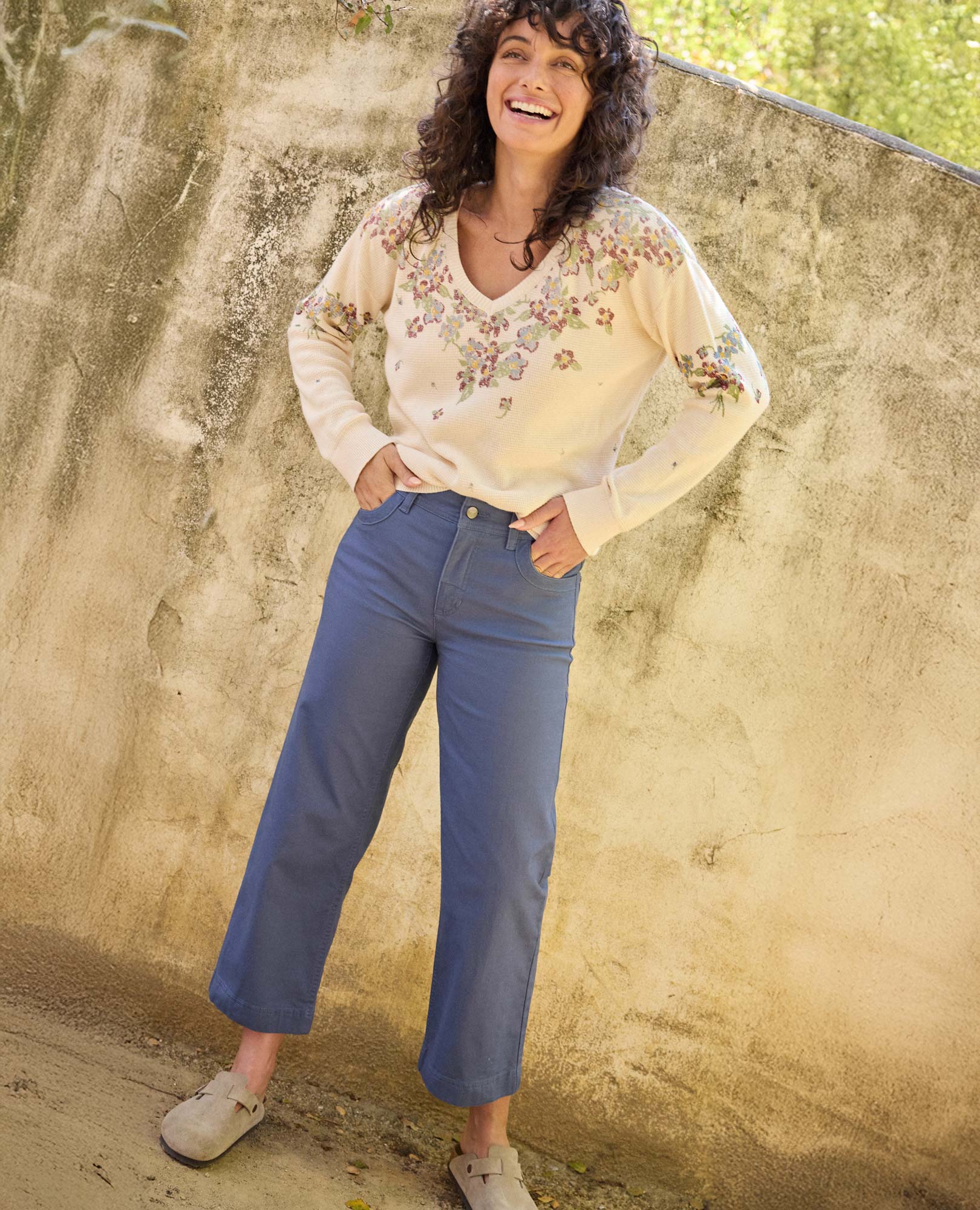 Wide Leg Crop Pant