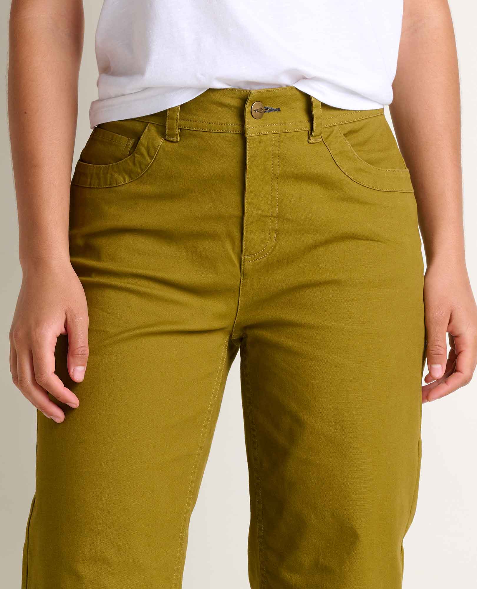 Wide Leg Crop Pant - Coyote