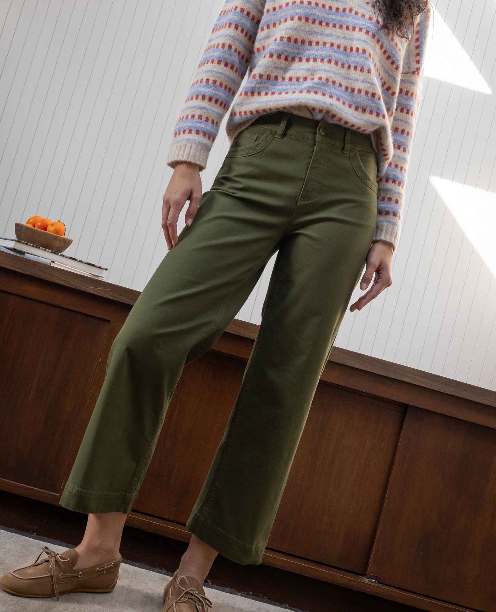 Wide Leg Crop Pant