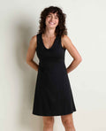 Sleeveless Tank Dress - Black