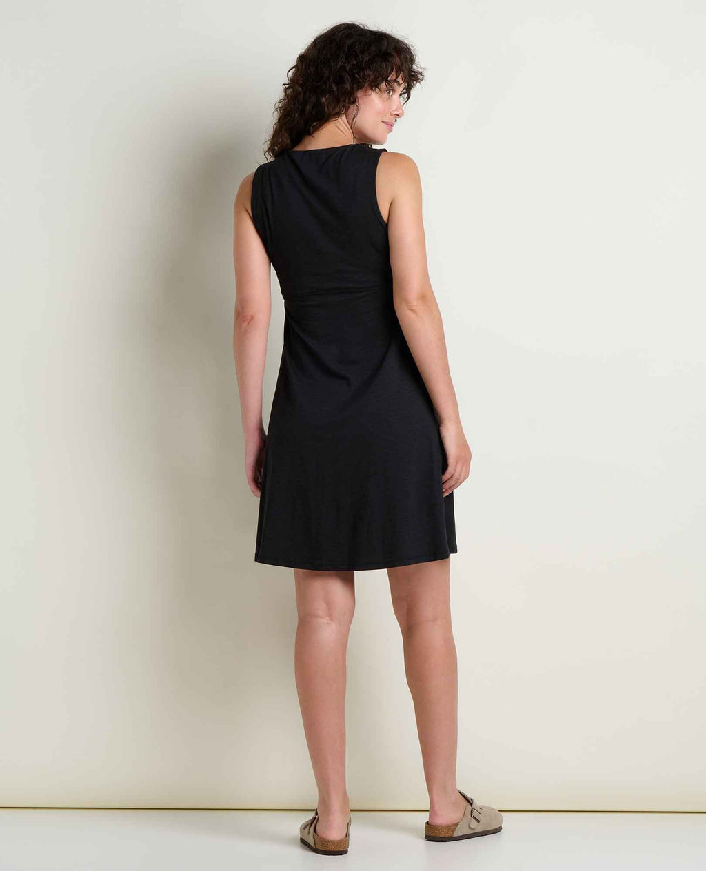 Sleeveless Tank Dress - Black